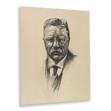 Load image into Gallery viewer, Digitally Restored and Enhanced 1919 Theodore Roosevelt Bust Portrait Photo - Theodore Roosevelt Photo Print - Vintage Photo of Teddy Roosevelt Poster