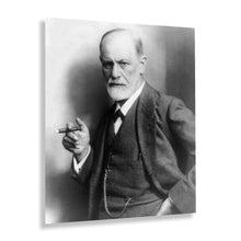 Load image into Gallery viewer, Digitally Restored and Enhanced 1921 Sigmund Freud Photo Print - Vintage Portrait Photo of Sigmund Freud Pioneer of Psychological Analysis Wall Art Poster