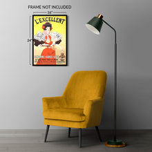Load image into Gallery viewer, Digitally Restored and Enhanced 1895 French Beef Consomme Paris Food Advertising Poster - Art Nouveau Era - European Culinary History - Archival Reproduction
