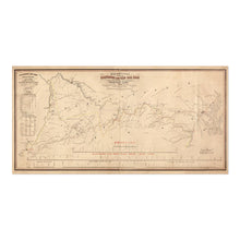 Load image into Gallery viewer, Digitally Restored and Enhanced 1858 Mid-Atlantic Baltimore Ohio Railroad Map - Antebellum Transportation Cartography - Pre-Civil War Infrastructure - Museum Print