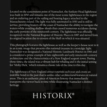 Load image into Gallery viewer, Digitally Restored and Enhanced 1953 Sankaty Lighthouse Poster Photo - Vintage Photo of Sankaty Head Lighthouse Siasconset Nantucket Wall Art Print