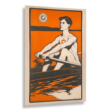 Cargar imagen en el visor de la galería, Digitally Restored and Enhanced 1905 Syracuse University Rowing Poster - Edwardian Era Collegiate Crew Sports - Vintage College Athletics - Archival Reproduction