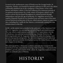 Load image into Gallery viewer, Digitally Restored and Enhanced 1861 St Augustine Florida Photo Print - Old Photo of Saint Augustine Florida Street View During Civil War Wall Art Poster