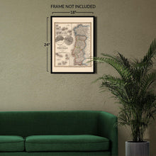 Cargar imagen en el visor de la galería, Digitally Restored and Enhanced 1844 Portugal Map Poster - Vintage Map of Portugal Poster - Neueste Karte Von Portugal Wall Art - Old Mapa de Portugal