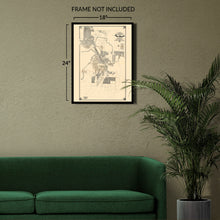 Load image into Gallery viewer, Digitally Restored and Enhanced 1880 Fort Worth Map Print - Vintage Map of Fort Worth Texas and Vicinity - Historic Fort Worth Texas Map Wall Art Poster