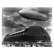 Load image into Gallery viewer, Digitally Restored and Enhanced 1931 USS Akron Photo Print - Vintage Photo of The US Navy Uss Akron at Goodyear Zeppelin Dock Akron Ohio Poster Wall Art
