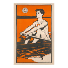 Cargar imagen en el visor de la galería, Digitally Restored and Enhanced 1905 Syracuse University Rowing Poster - Edwardian Era Collegiate Crew Sports - Vintage College Athletics - Archival Reproduction