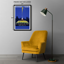 Load image into Gallery viewer, Digitally Restored and Enhanced 1939 Chicago Buckingham Fountain Travel Poster - WPA Federal Art Project - Urban Tourism Architecture - Archival Reproduction