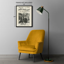 Load image into Gallery viewer, Digitally Restored and Enhanced 1948 Honoring The Four Chaplains Photo Print - Vintage Photo of The Four Chaplains as SS Dorchester Sinks Poster Wall Art