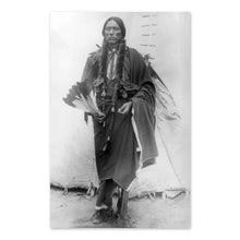 Load image into Gallery viewer, Digitally Restored and Enhanced 1909 Quanah Parker Portrait Photo - Vintage Portrait Photo of Quanah Parker The Comanche Empire Tribal Chief Print Wall Art