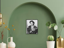 Cargar imagen en el visor de la galería, Digitally Restored and Enhanced 1956 Althea Gibson Photo Print - Vintage Portrait Photo of Tennis Player Althea Gibson Poster Holding Tennis Racquet