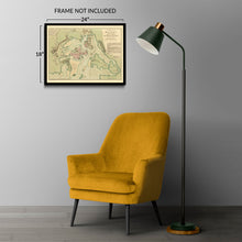 Cargar imagen en el visor de la galería, Digitally Restored and Enhanced 1776 Boston Map Poster - Plan of Boston and Its Environs Wall Art Print - Vintage Map of Boston and Its Environs