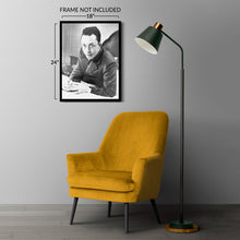 Cargar imagen en el visor de la galería, Digitally Restored and Enhanced 1957 Albert Camus Photo Print - Vintage Portrait Photo of Nobel Prize Winner Albert Camus Poster