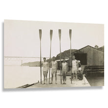 Load image into Gallery viewer, Digitally Restored and Enhanced 1913 Penn Crew Team Print - Ivy League Rowing Poughkeepsie Regatta Collegiate - Hudson River Heritage - Archival Print