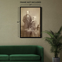 Cargar imagen en el visor de la galería, Digitally Restored and Enhanced 1876 Josiah Henson Photo Print - Vintage Portrait Photo of Josiah Henson with John Lobb Poster