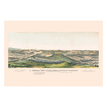 Cargar imagen en el visor de la galería, Digitally Restored and Enhanced 1859 Great Battle of Solferino Print - Italian Unification France Austria Military Art - Red Cross - Archival Print