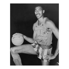 Cargar imagen en el visor de la galería, Digitally Restored and Enhanced 1959 Wilt Chamberlain Print - Basketball Legend Portrait - Hall of Fame Athlete Pre-NBA Career - Archival Print