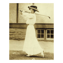 Cargar imagen en el visor de la galería, Digitally Restored and Enhanced 1908 Katharine Harley Golf Champion Print - Women's Amateur Edwardian Sports Portrait - Athletic Pioneer - Archival Print