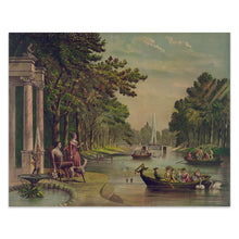 Cargar imagen en el visor de la galería, Digitally Restored and Enhanced 1882 Lafayette Summer Residence Print - Revolutionary War Hero - Gilded Age Franco-American - Archival Print