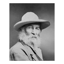 Load image into Gallery viewer, Digitally Restored and Enhanced 1870 Walt Whitman Print - American Poet Quaker Photo Portrait - Leaves of Grass Civil War Era - Archival Print
