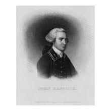 Cargar imagen en el visor de la galería, Digitally Restored and Enhanced 1819 John Hancock Print - Founding Father Portrait - Declaration of Independence Signer Massachusetts - Archival Print