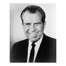 Cargar imagen en el visor de la galería, Digitally Restored and Enhanced 1969 Richard Nixon Print - Official Presidential Portrait - White House Cold War 37th President - Archival Print