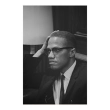 Load image into Gallery viewer, Digitally Restored and Enhanced 1964 Malcolm X Martin Luther King Print - Capitol Press Conference - Civil Rights Act Era - Archival Print