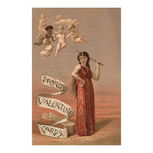 Cargar imagen en el visor de la galería, 1883 Prangs Valentine Cards Print - Victorian Love Boston - Gilded Age Romance Greeting Cards - Archival Print