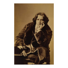 Cargar imagen en el visor de la galería, Digitally Restored and Enhanced 1882 Oscar Wilde Print - Napoleon Sarony Portrait - Aesthetic Movement Victorian Literary - Archival Print