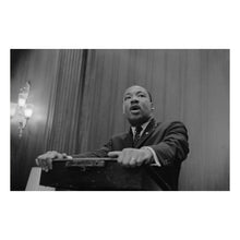 Load image into Gallery viewer, Digitally Restored and Enhanced 1964 Martin Luther King Print - Capitol Press Conference - Civil Rights Act Leader Washington DC - Archival Print