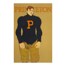 Cargar imagen en el visor de la galería, Digitally Restored and Enhanced 1907 Princeton Football Poster - Collegiate Athletics - Progressive Era Ivy League Sports - Archival Print