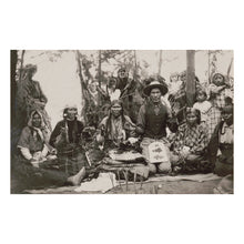 Load image into Gallery viewer, Digitally Restored and Enhanced 1911 Columbia Tribe Gamblers Print - Indigenous Colville Reservation Washington - Plateau Heritage - Archival Print