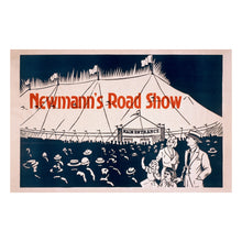Cargar imagen en el visor de la galería, 1925 Newmann Road Show Poster - Traveling Mentalist - Vaudeville Golden Age Touring Theater - Archival Print
