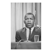 Load image into Gallery viewer, Digitally Restored and Enhanced 1964 John Lewis Print - Civil Rights Leader SNCC Chairman Portrait - Conscience of Congress - Archival Print