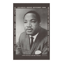 Load image into Gallery viewer, Digitally Restored and Enhanced 1972 Dr Martin Luther King Jr Memorial Poster - In Memoriam - Civil Rights Leader Portrait - Archival Print