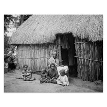 Load image into Gallery viewer, Digitally Restored and Enhanced 1903 A Native Hut in Puerto Rico Poster Photo - Vintage Photo of A Native Hut in San Juan Puerto Rico Wall Art Print