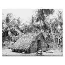 Load image into Gallery viewer, Digitally Restored and Enhanced 1903 Typical Puerto Rican Hut Print Photo - Vintage Photo of A Typical Hut in San Juan Puerto Rico Wall Art Poster