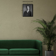Load image into Gallery viewer, Digitally Restored and Enhanced 1920 Niels Bohr Photo Print - Vintage Photo of Physicist Niels Bohr - Old Portrait Photo of Niels Bohr Wall Art Poster