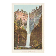 Load image into Gallery viewer, 1901 Multnomah Falls Oregon Print - Columbia River Gorge Waterfall - Pacific Northwest Natural Wonder - Archival Print