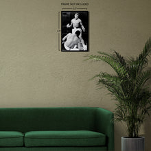 Load image into Gallery viewer, Digitally Restored and Enhanced 1934 Muhammad Ali VS Sonny Liston Poster Photo - Old Photo Print of The Greatest Muhammad Ali Standing Over Sonny Liston