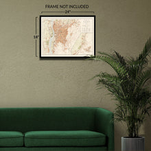 Cargar imagen en el visor de la galería, Digitally Restored and Enhanced 1920 Cairo Egypt Map Print - Vintage Map of Egypt Poster - General Map of Cairo Egypt Wall Art Print
