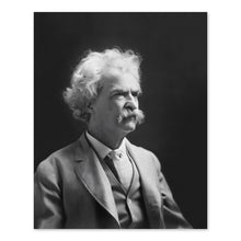 Cargar imagen en el visor de la galería, 1907 Mark Twain Photo Print - Vintage Portrait Photo of Mark Twain The Father of American Literature - Mark Twain Poster