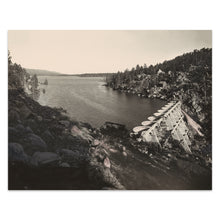 Cargar imagen en el visor de la galería, 1912 Big Bear Lake Photo Print - Vintage Photo of Big Bear Lake and Dam in California Poster - Old Photo of Bear Valley Dam