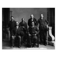Load image into Gallery viewer, Digitally Restored and Enhanced 1880 Comanche & Kiowa Indians Photo Print - Old Photo of The Comanche Delegation with Chief Quanah Parker Poster Wall Art