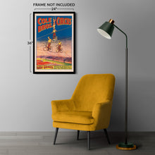 Cargar imagen en el visor de la galería, Digitally Restored and Enhanced 1941 Cole Bros Circus Poster - The Great Grimes High Wire Champions - Golden Age American Circus - Archival Print