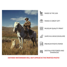 Load image into Gallery viewer, Digitally Restored and Enhanced 1942 Montana Shepherd Print - Gravelly Range Madison County Western Ranching FSA - High Country Heritage - Archival Print