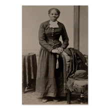 Load image into Gallery viewer, Digitally Restored and Enhanced 1895 Harriet Tubman Photo Print - Vintage Portrait Photo of Underground Railroad Leader Harriet Tubman Wall Art Poster