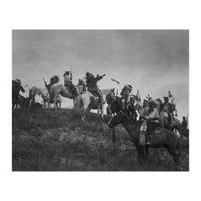 Cargar imagen en el visor de la galería, Digitally Restored and Enhanced 1907 Planning a Raid Print - Oglala Lakota Pine Ridge South Dakota - Wounded Knee Valley Heritage - Archival Print