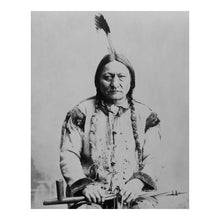 Load image into Gallery viewer, Digitally Restored and Enhanced 1884 Sitting Bull Print - Lakota Leader Portrait Calumet - Native American Frontier History - Archival Print