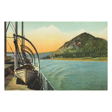 Cargar imagen en el visor de la galería, Digitally Restored and Enhanced 1908 Wind Mountain Print - Columbia River Gorge Washington - Cascade Range Sacred Landmark - Archival Print